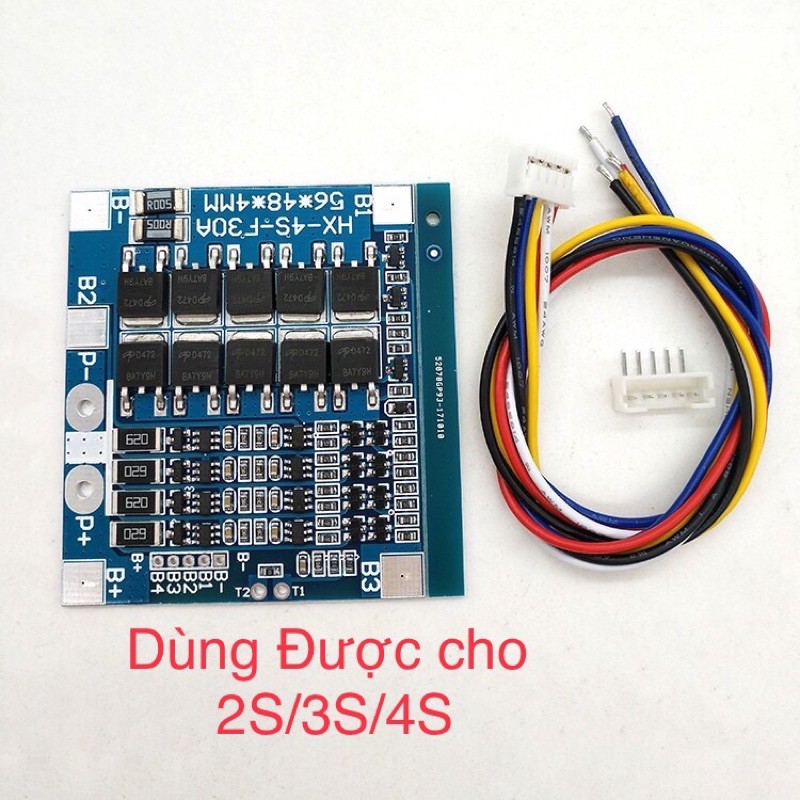 MẠCH BẢO VỆ PIN LITHIUM 3.2V HX-4S-F30A 2 MẠCH BẢO VỆ PIN LITHIUM 3.2V HX-4S-F30A - Ảnh 2