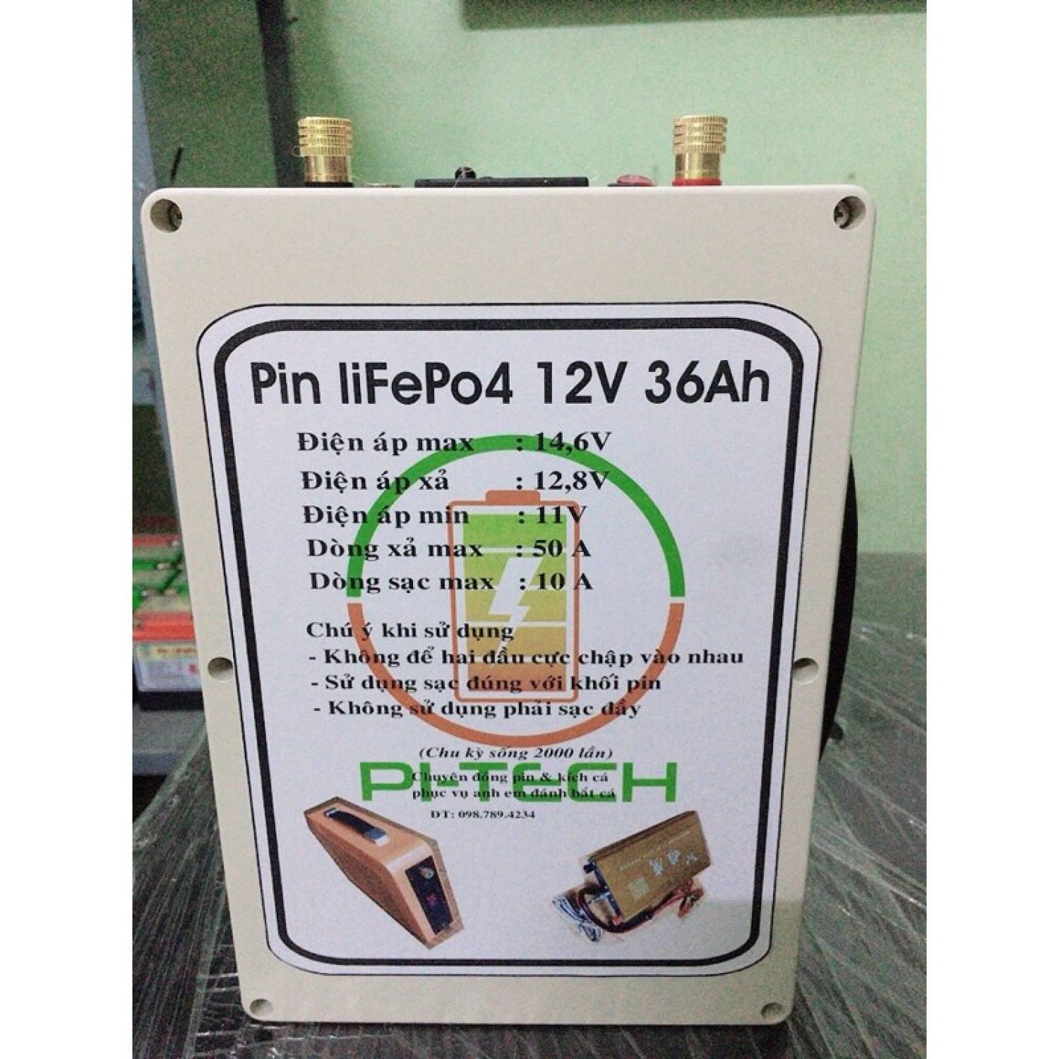 Pin Lithium 12VDC-36Ah ( 24 cell 32700/32cell 26700) 2 Pin Lithium 12VDC-36Ah ( 24 cell 32700/32cell 26700) - Ảnh 2