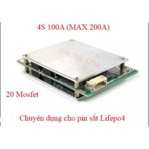 Alternative view of Mạch bảo vệ pin sắt/ion 3.2/3.7v 100A/120A liên tục (Xả Max 200A)