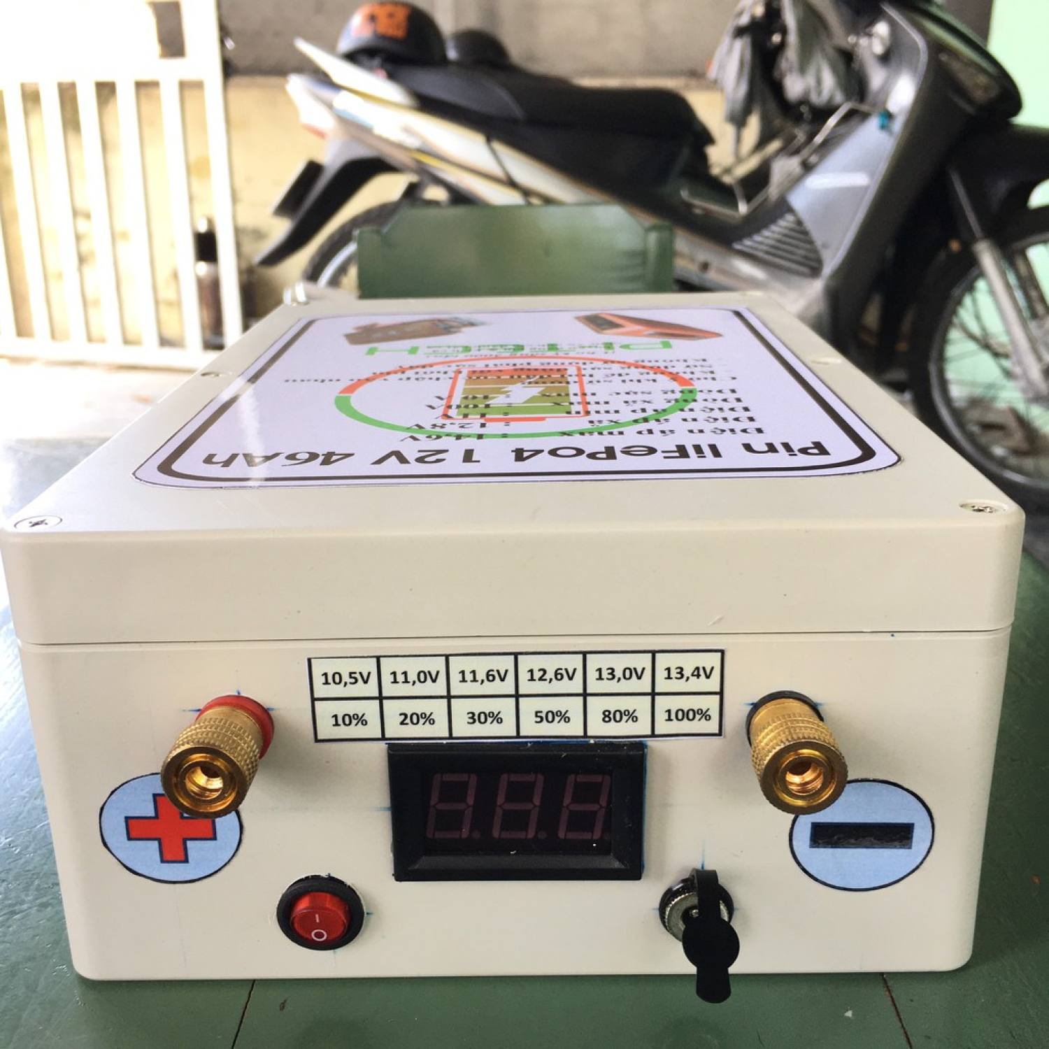 Pin Lithium 12VDC-45Ah ( 12 Cell 33140 ) 4 Pin Lithium 12VDC-45Ah ( 12 Cell 33140 ) - Ảnh 4