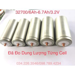 Alternative view of Pin Lithium Sắt 32700 6.0-6.8Ah 3.2v 3C max 10C