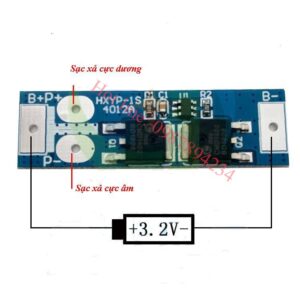 Alternative view of Mạch bảo vệ pin 3.2v HXYP-1S-4012A