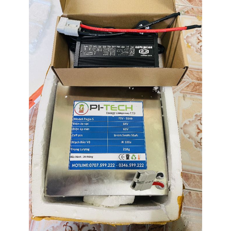 Pin lithium thay thế ắc quy xe Pega-s 72v 32ah, cell pin EVE, mạch jk kết nối quản lý qua điện thoại 2 Pin lithium thay thế ắc quy xe Pega-s 72v 32ah, cell pin EVE, mạch jk kết nối quản lý qua điện thoại - Ảnh 2